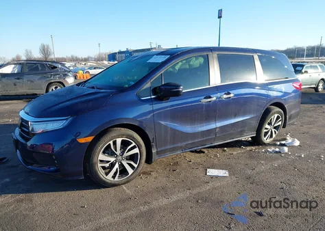 2022 Honda Odyssey Touring z USA, uszkodzony, nr VIN 5FNRL6H87NB043416